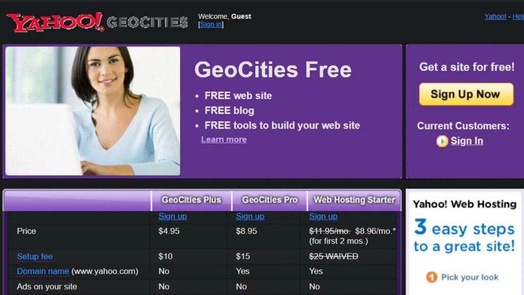 Qué fue de Geocities, el primer hosting gratuito de páginas web de Internet