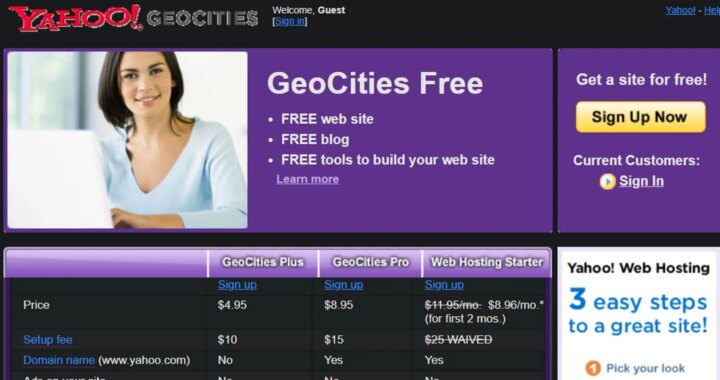 Qué fue de Geocities, el primer hosting gratuito de páginas web de Internet