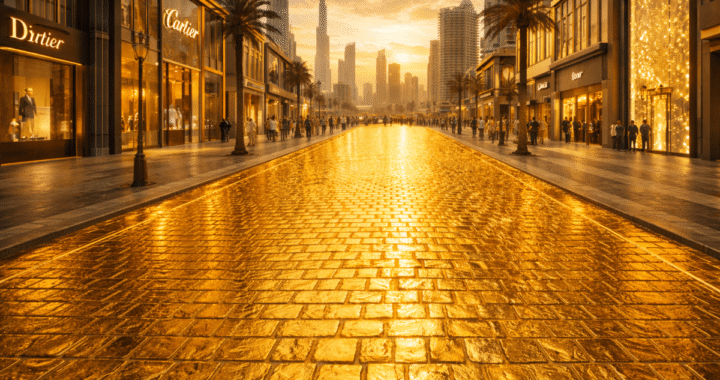 No es ciencia ficción: Dubai quiere construir una calle con oro real
