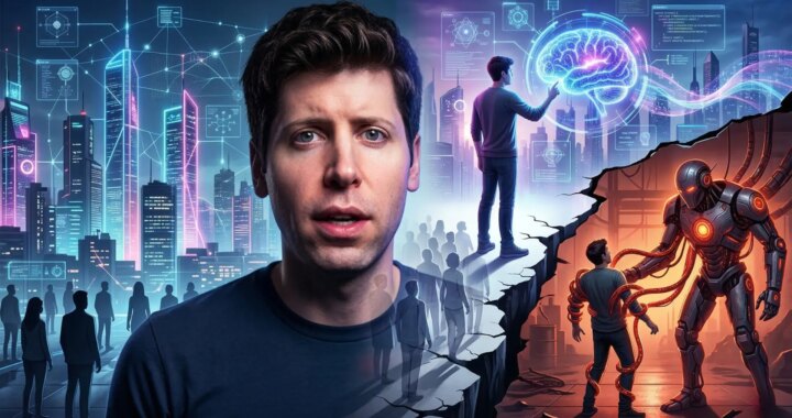 Sam Altman, advierte sin rodeos: "La clase media intelectual va a desaparecer; o dominas la IA o serás su sirviente"