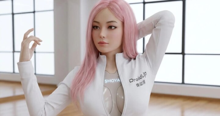 China presenta el primer robot biomimético de la historia que camina como un ser humano, sonríe y guiña el ojo