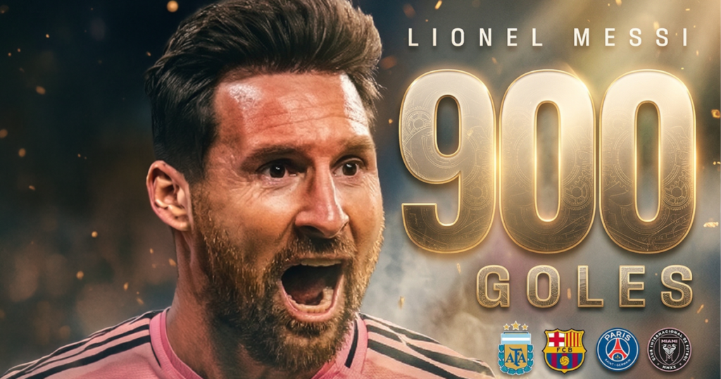 Lionel Messi agiganta su leyenda: el zurdazo con el que alcanzó el gol N° 900 de su carrera