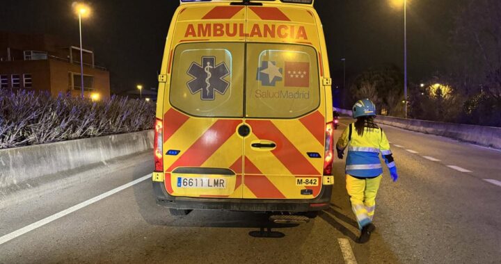 Herido grave un motorista de 23 años tras salirse de la vía en Leganés