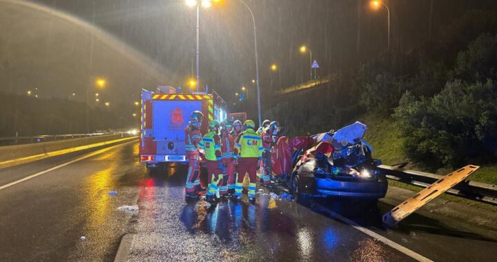 Muere un hombre de 25 años en un accidente de tráfico que deja también tres heridos en Fuenlabrada