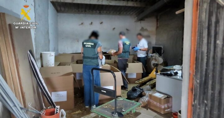 La Guardia Civil desarticula una red dedicada al contrabando de tabaco en Cuenca, Alicante y Murcia