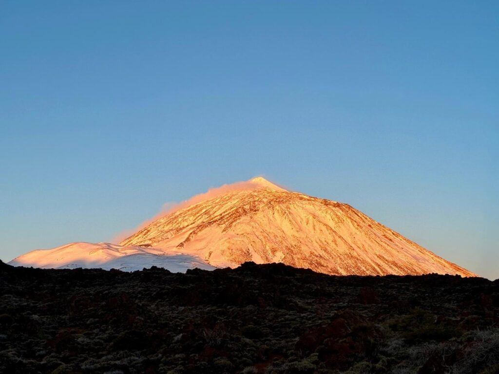 Finaliza este domingo la situación de prealerta por nevadas en cumbres de Tenerife