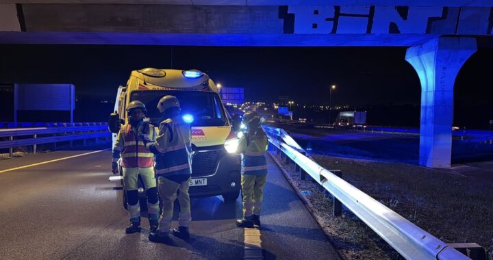 Herido grave un hombre tras sufrir un atropello al bajarse del coche por un accidente previo en Leganés