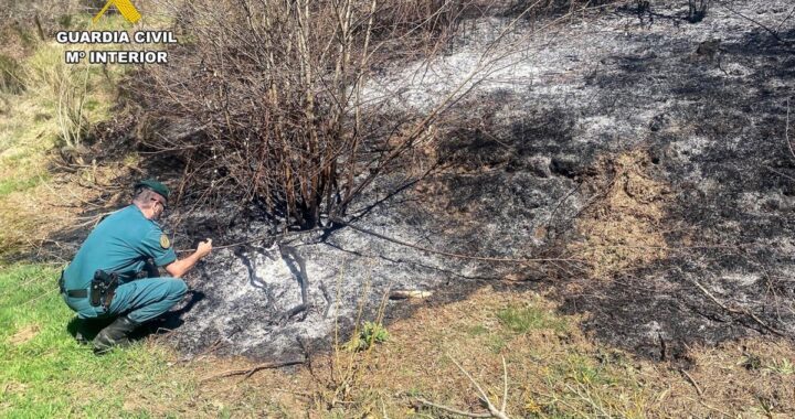 Investigado un vecino por un incendio forestal que calcinó 40 hectáreas en Igüeña (León)
