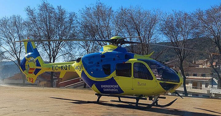 Herida inconsciente una persona tras caer un vehículo en el arroyo de Carramingo en Prádena (Segovia)