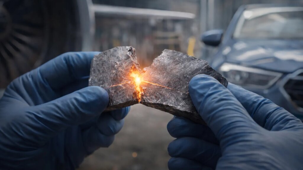 Ingenieros desarrollan un material capaz de autorrepararse más de 1.000 veces: promete prolongar la vida útil de componentes clave en aviones y coches durante siglos