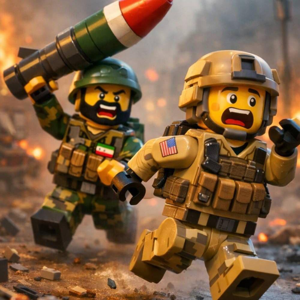 “Poderosa propaganda”: el hombre que está usando la IA para hacer videos para Irán con la estética de Lego