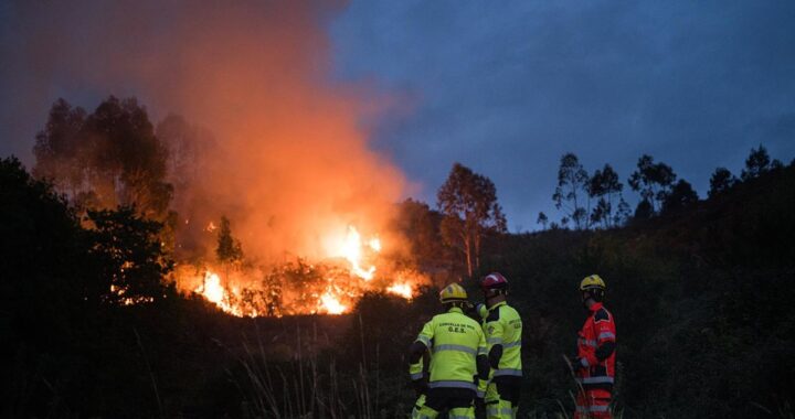 Desactivado el nivel 2 de emergencia por incendios en Ponteareas (Pontevedra)