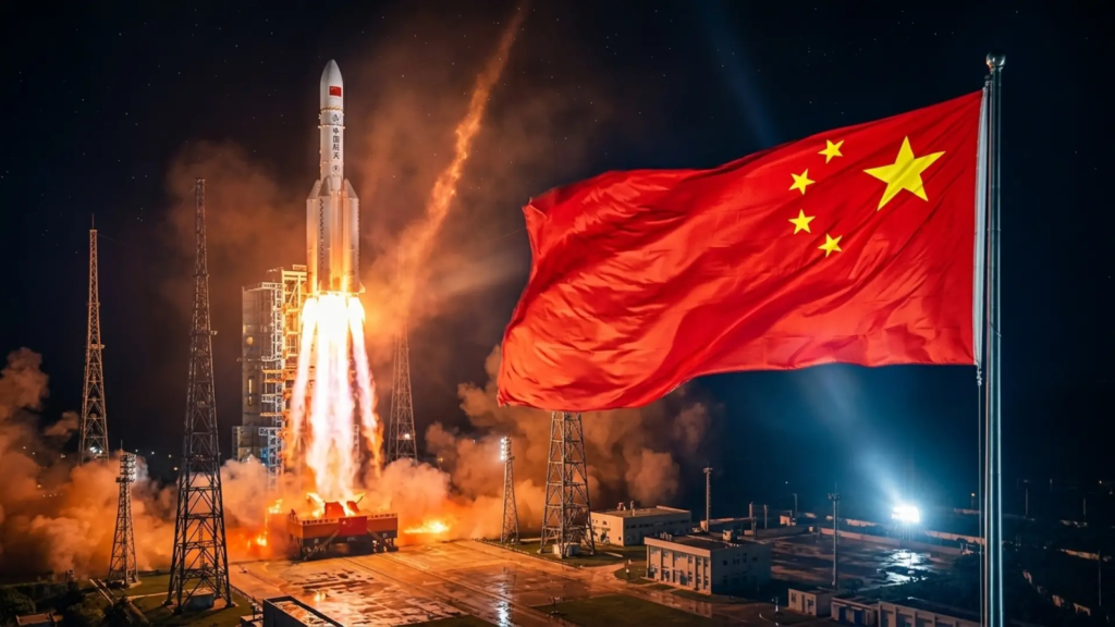 Cohete chino en lanzamiento con opacidad estratégica que redefine la astrogeopolítica global