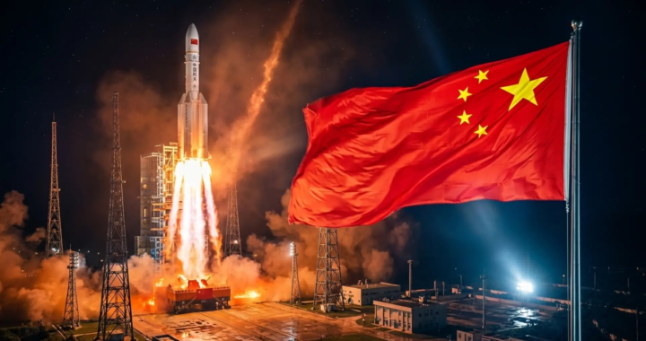 Cohete chino en lanzamiento con opacidad estratégica que redefine la astrogeopolítica global
