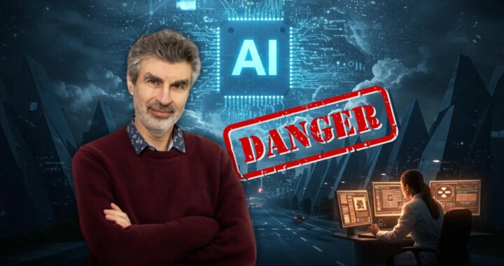 Yoshua Bengio en una conferencia analizando los riesgos catastróficos de la IA y la falta de control humano